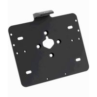 Univerzální černý držák RIZOMA SPZ 186x146 mm s osvětlením